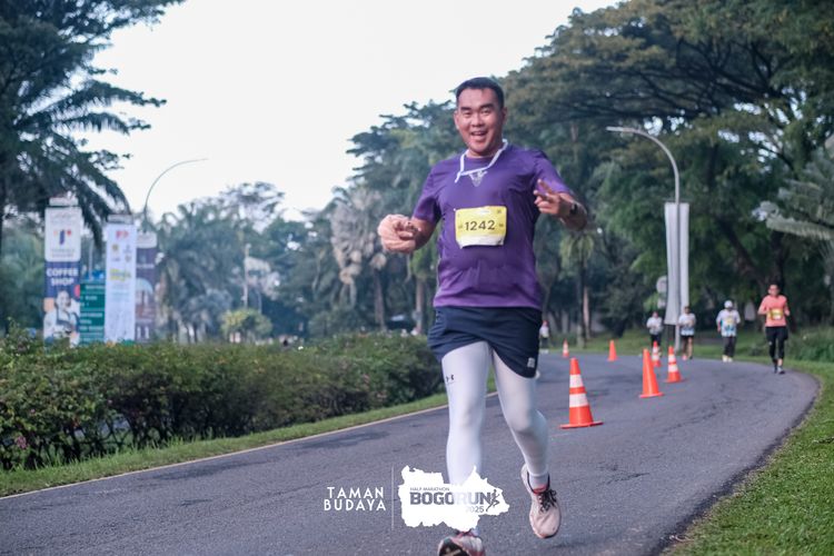 Race photo from Taman Budaya x BOGORUN 2025