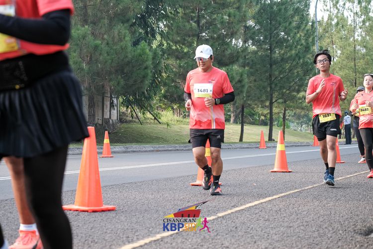 Race photo from CISANGKAN KBP CITY RUN 2025