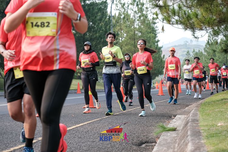 Race photo from CISANGKAN KBP CITY RUN 2025