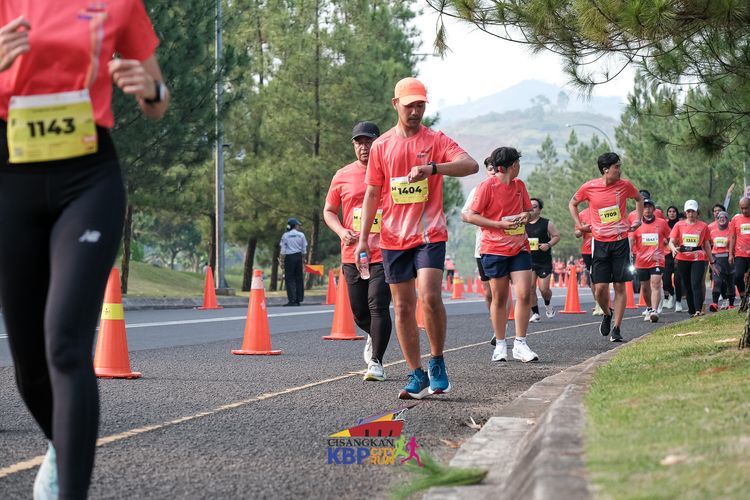 Race photo from CISANGKAN KBP CITY RUN 2025