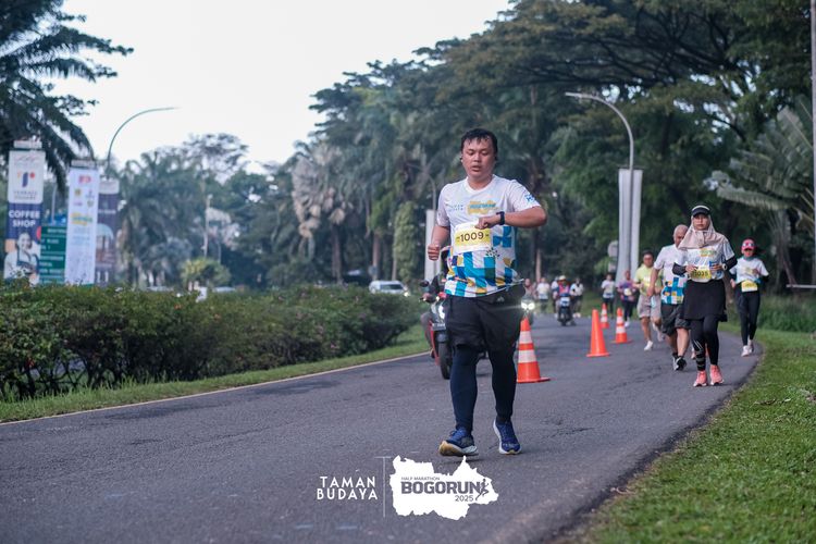Race photo from Taman Budaya x BOGORUN 2025