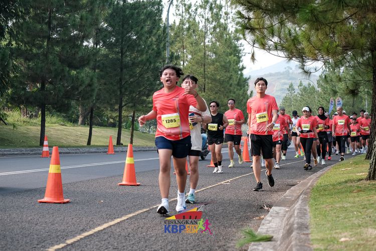 Race photo from CISANGKAN KBP CITY RUN 2025
