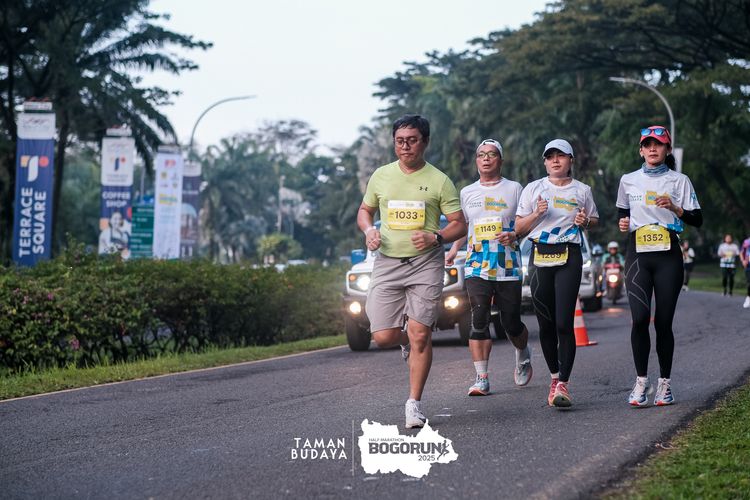 Race photo from Taman Budaya x BOGORUN 2025