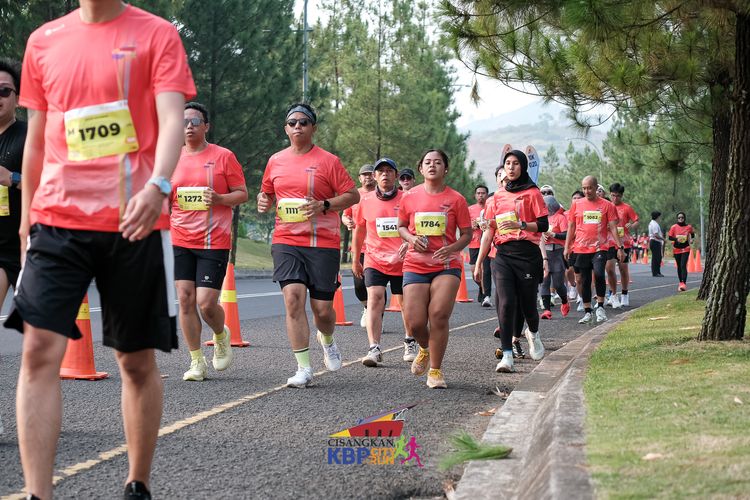 Race photo from CISANGKAN KBP CITY RUN 2025