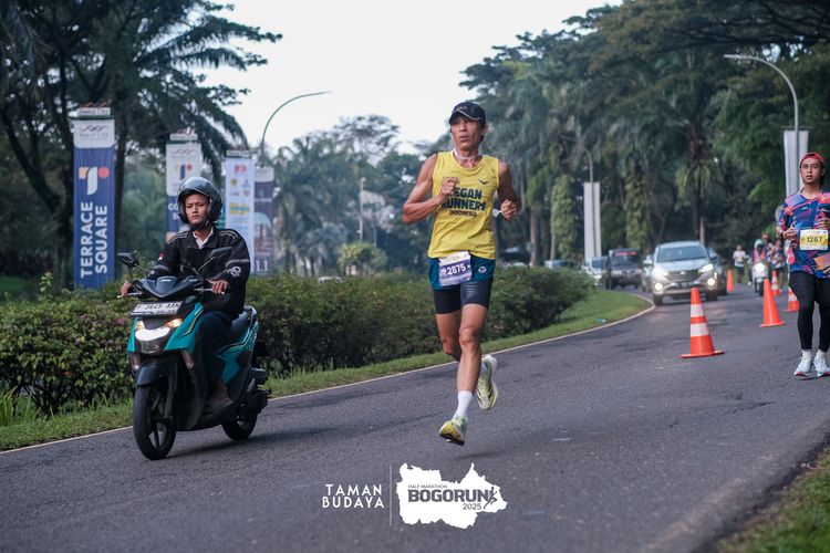 Race photo from Taman Budaya x BOGORUN 2025