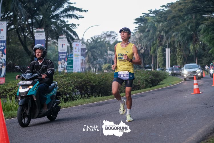 Race photo from Taman Budaya x BOGORUN 2025