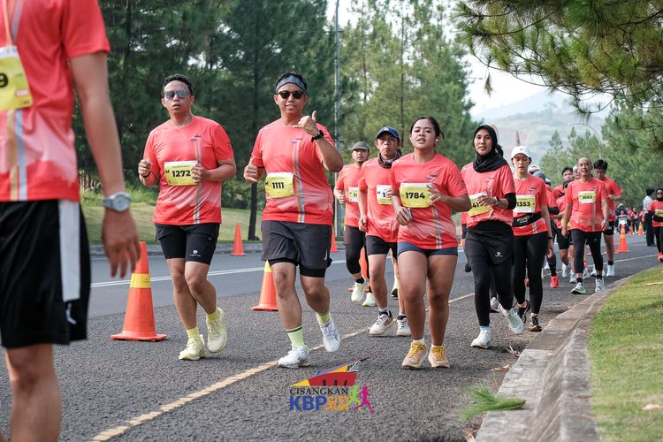 Race photo from CISANGKAN KBP CITY RUN 2025