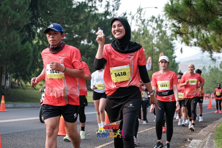 Race photo from CISANGKAN KBP CITY RUN 2025