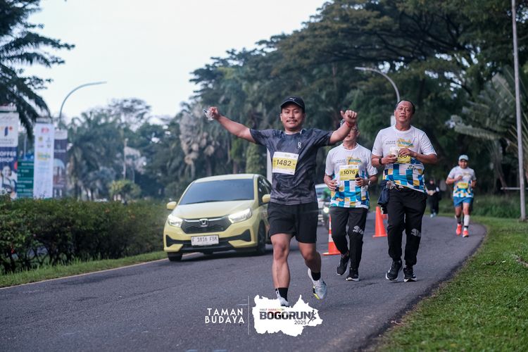 Race photo from Taman Budaya x BOGORUN 2025