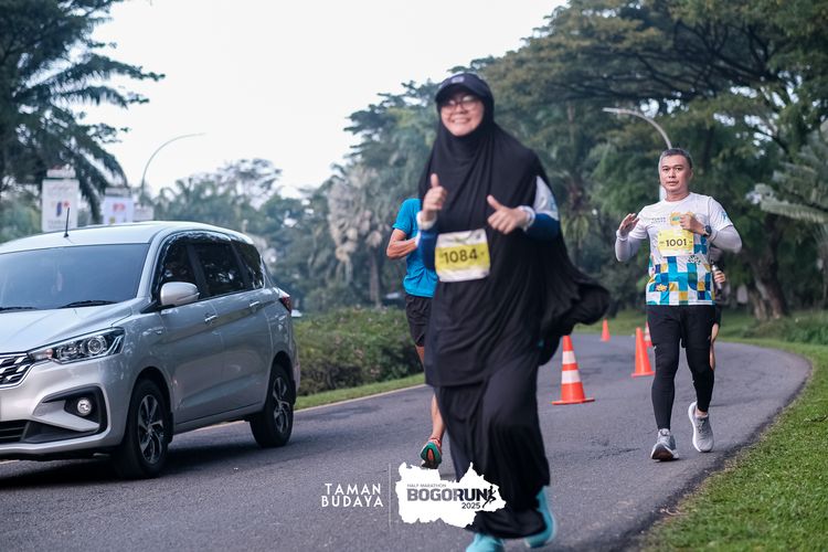 Race photo from Taman Budaya x BOGORUN 2025