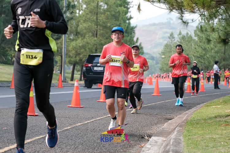 Race photo from CISANGKAN KBP CITY RUN 2025