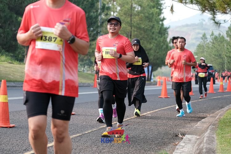 Race photo from CISANGKAN KBP CITY RUN 2025