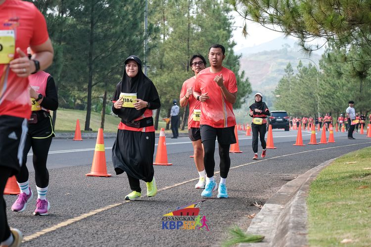 Race photo from CISANGKAN KBP CITY RUN 2025