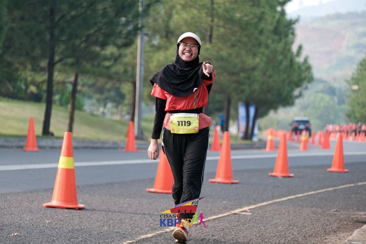 Race photo from CISANGKAN KBP CITY RUN 2025