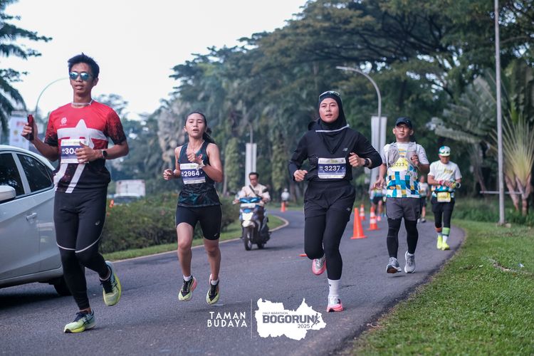 Race photo from Taman Budaya x BOGORUN 2025