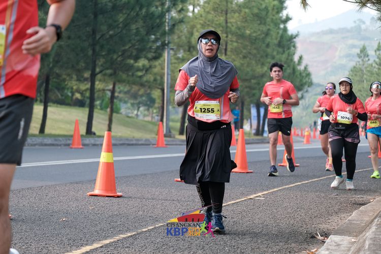 Race photo from CISANGKAN KBP CITY RUN 2025