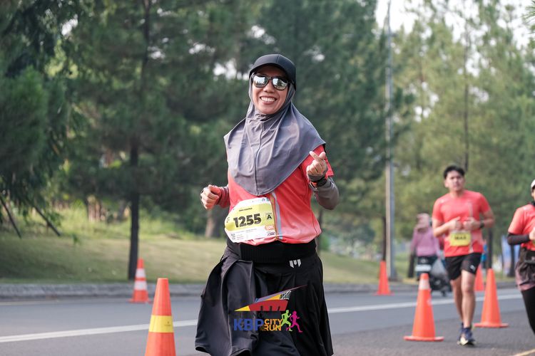 Race photo from CISANGKAN KBP CITY RUN 2025
