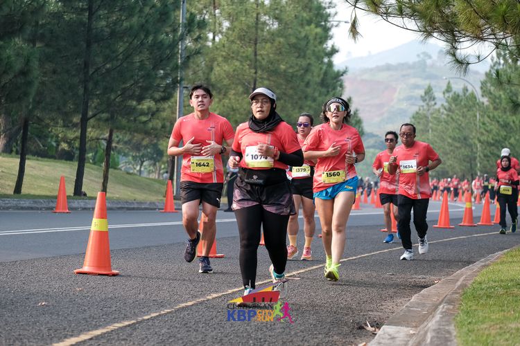 Race photo from CISANGKAN KBP CITY RUN 2025