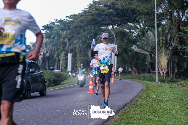Race photo from Taman Budaya x BOGORUN 2025