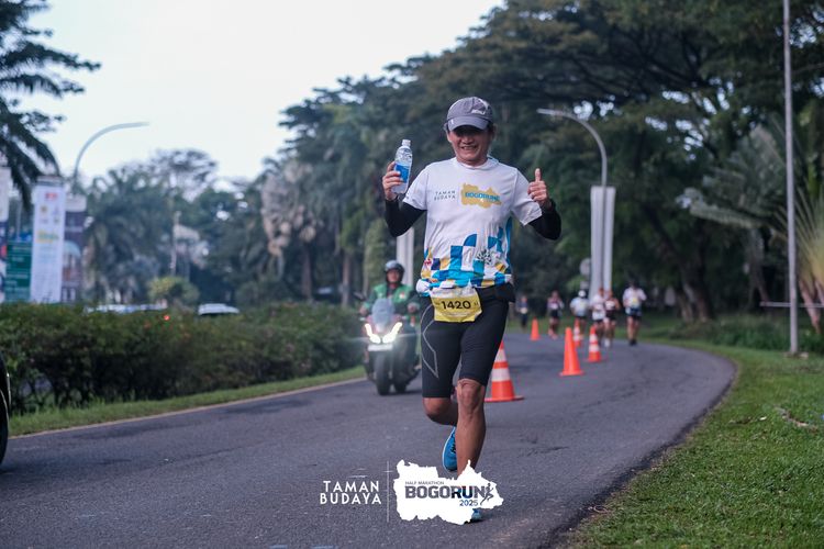 Race photo from Taman Budaya x BOGORUN 2025