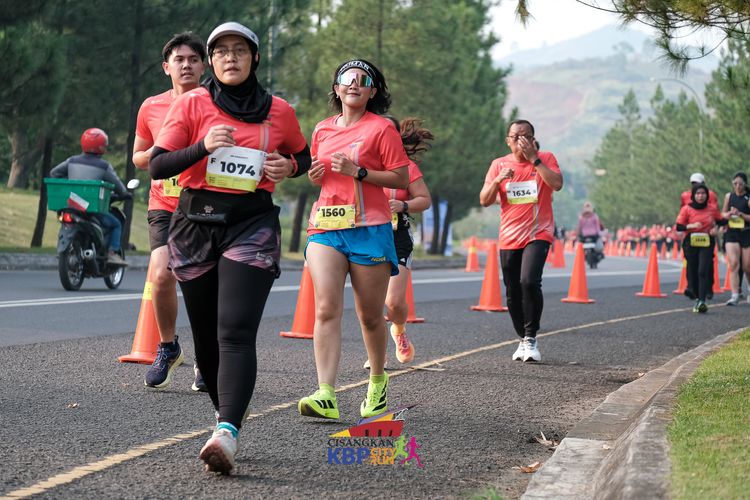 Race photo from CISANGKAN KBP CITY RUN 2025