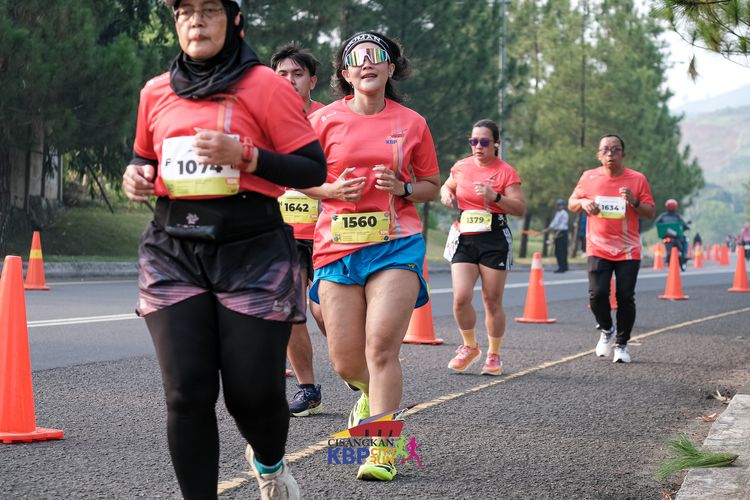 Race photo from CISANGKAN KBP CITY RUN 2025