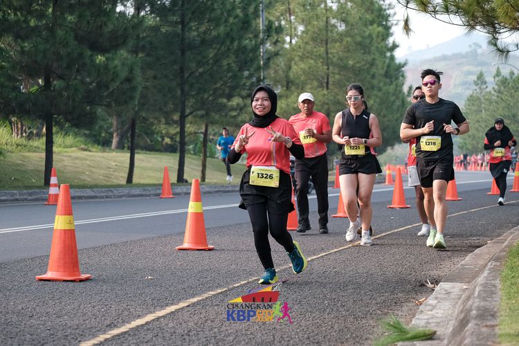 Race photo from CISANGKAN KBP CITY RUN 2025