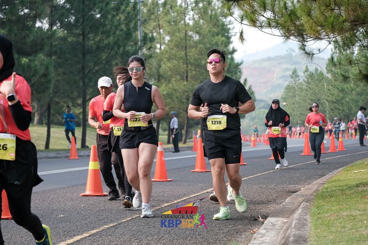 Race photo from CISANGKAN KBP CITY RUN 2025