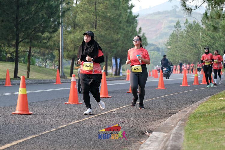 Race photo from CISANGKAN KBP CITY RUN 2025