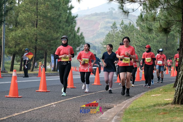 Race photo from CISANGKAN KBP CITY RUN 2025