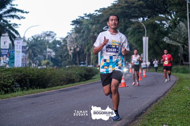 Race photo from Taman Budaya x BOGORUN 2025