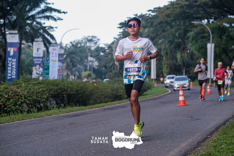 Race photo from Taman Budaya x BOGORUN 2025