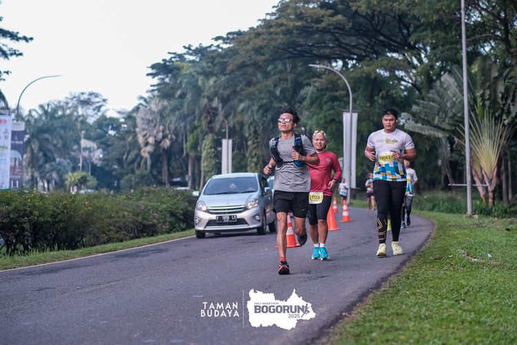 Race photo from Taman Budaya x BOGORUN 2025