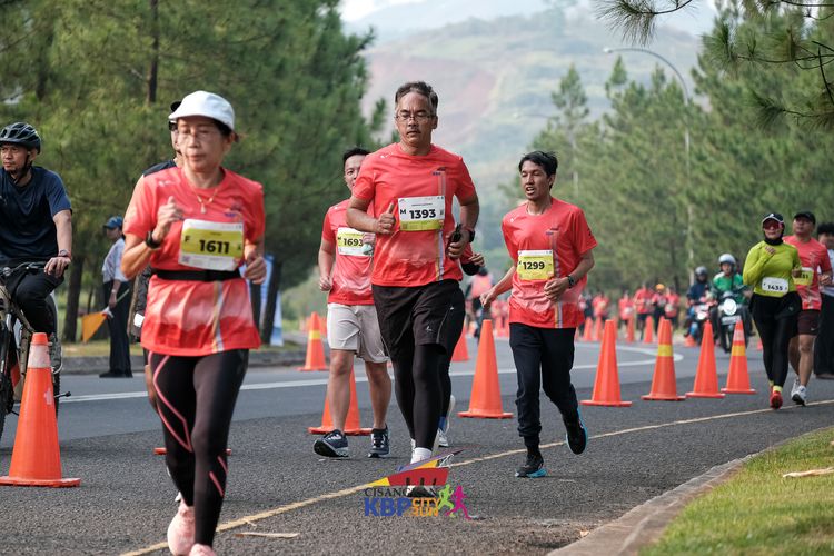 Race photo from CISANGKAN KBP CITY RUN 2025