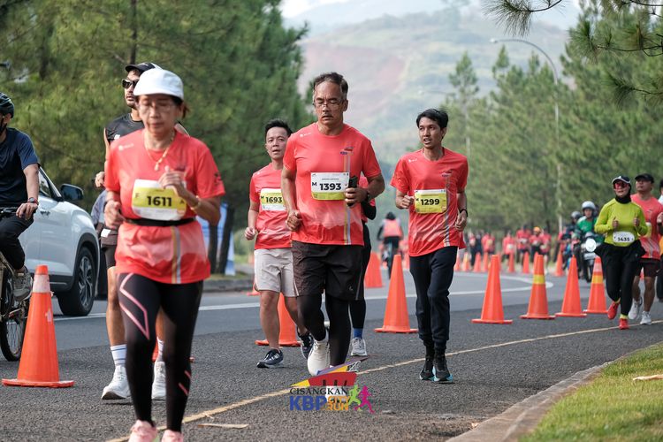 Race photo from CISANGKAN KBP CITY RUN 2025