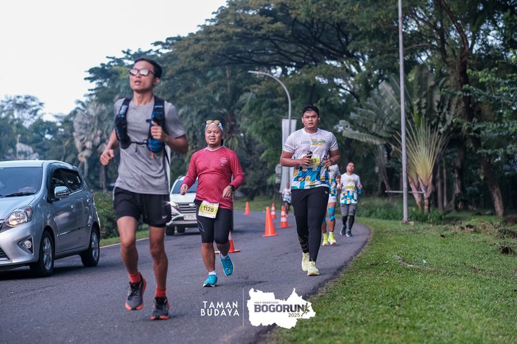 Race photo from Taman Budaya x BOGORUN 2025