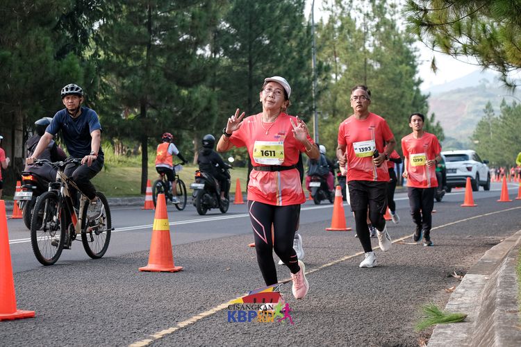 Race photo from CISANGKAN KBP CITY RUN 2025