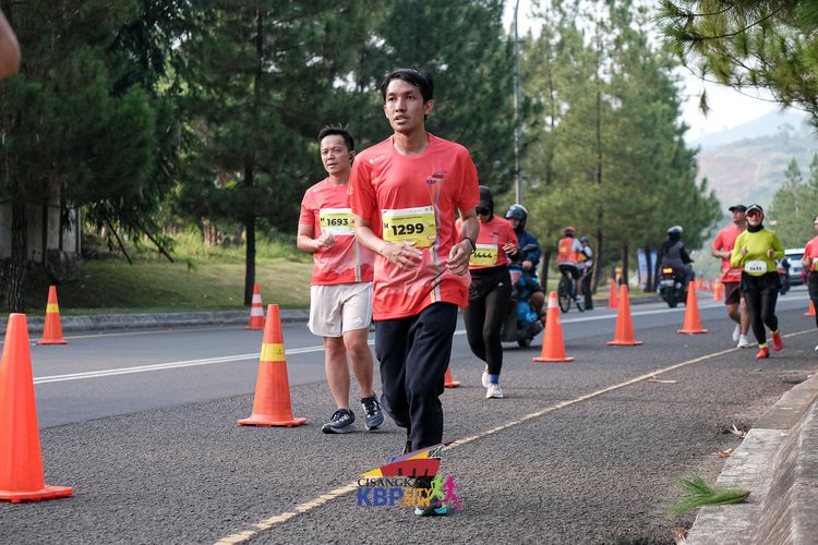 Race photo from CISANGKAN KBP CITY RUN 2025