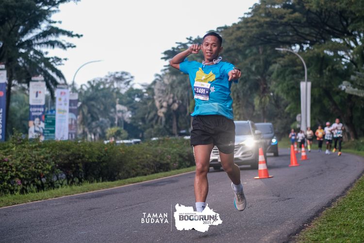 Race photo from Taman Budaya x BOGORUN 2025