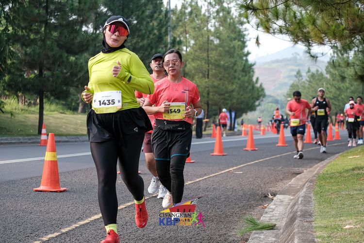 Race photo from CISANGKAN KBP CITY RUN 2025