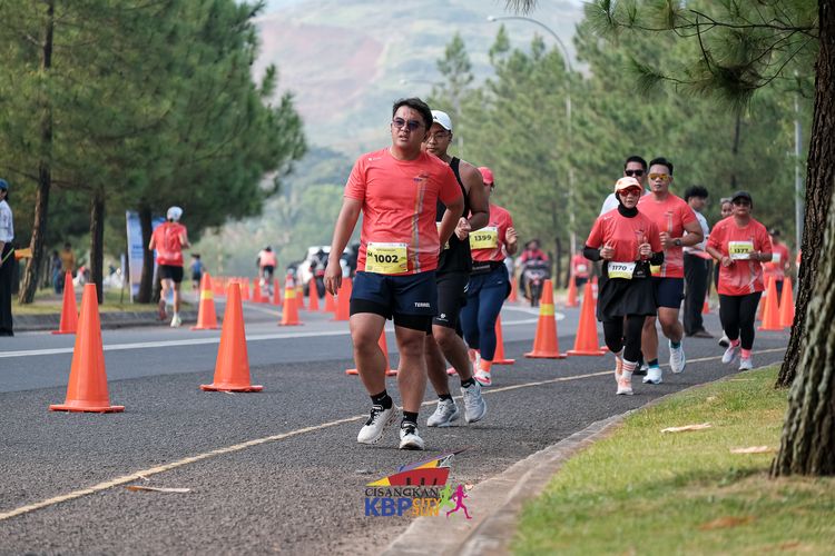 Race photo from CISANGKAN KBP CITY RUN 2025
