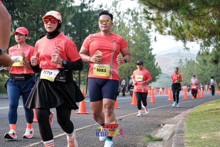 Race photo from CISANGKAN KBP CITY RUN 2025
