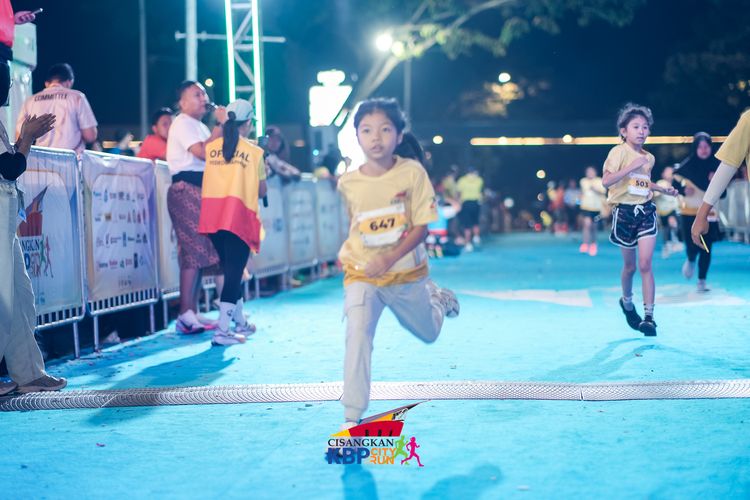 Race photo from CISANGKAN KBP CITY RUN 2025