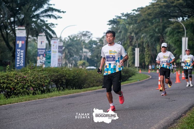 Race photo from Taman Budaya x BOGORUN 2025