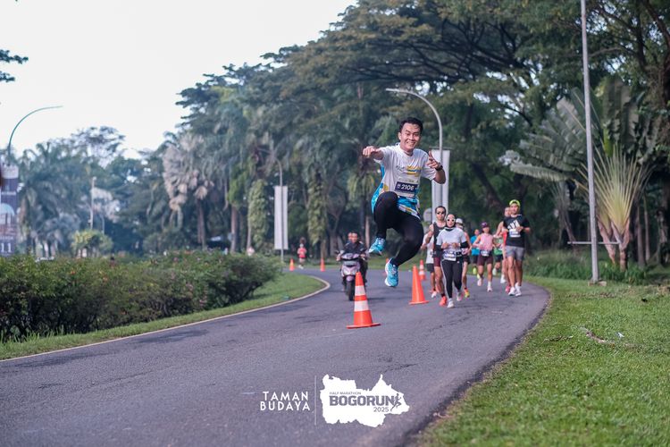 Race photo from Taman Budaya x BOGORUN 2025