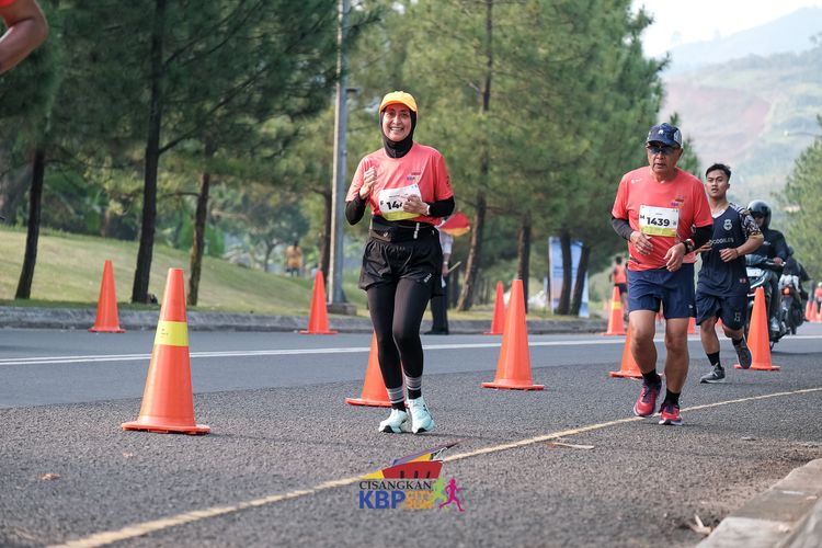 Race photo from CISANGKAN KBP CITY RUN 2025