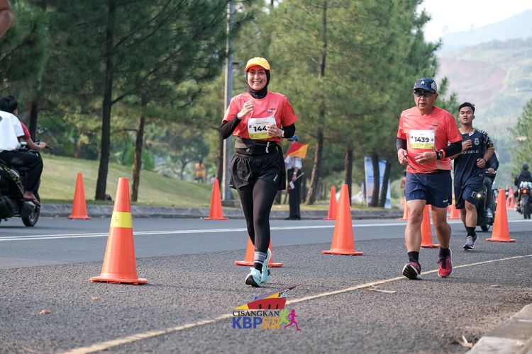 Race photo from CISANGKAN KBP CITY RUN 2025
