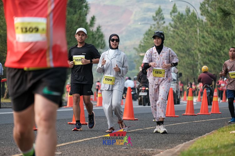Race photo from CISANGKAN KBP CITY RUN 2025