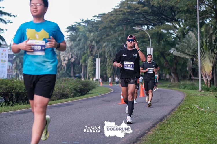 Race photo from Taman Budaya x BOGORUN 2025