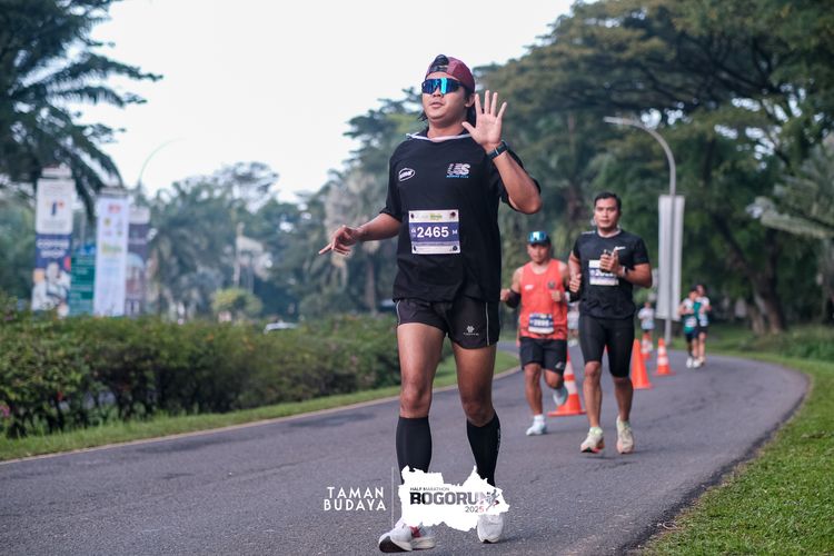 Race photo from Taman Budaya x BOGORUN 2025